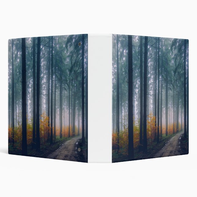 Majestic Forest Tree Lined Path Binder (Background)