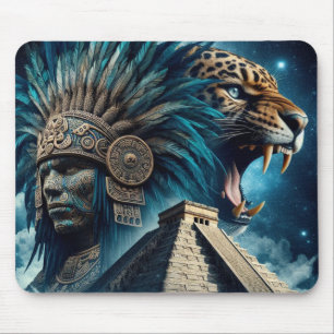  Majestic Fusion of Ancient and Wild Mouse Pad
