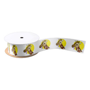 Majestic Giraffe Ribbon Satin Ribbon