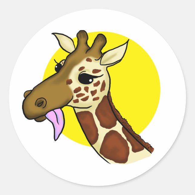 Majestic Giraffe Sticker (Front)