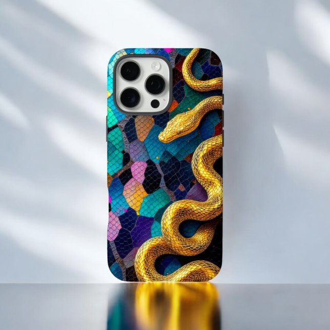 Majestic Gold Snake Case-Mate iPhone Case (Creator Uploaded)