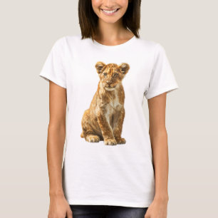 Majestic Golden Lion Cub Portrait Women T-Shirt