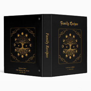 Majestic golden Tree of Life Binder