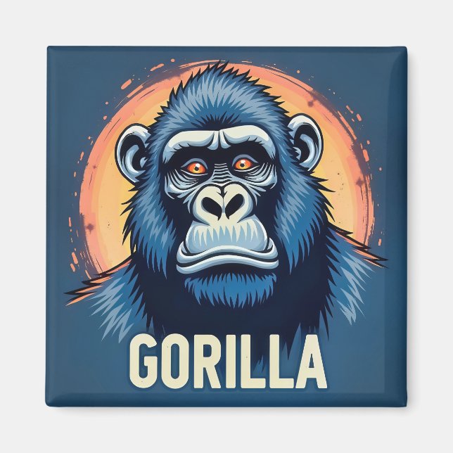 Majestic Gorilla Magnet (Front)