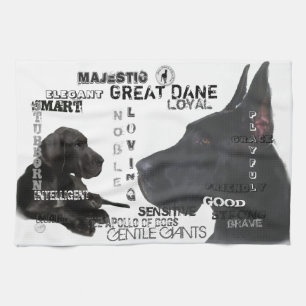 Majestic Great Danes Kitchen Towel