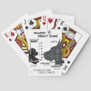 Majestic Great Danes Playing Cards