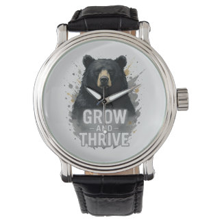 Majestic Growth Black Bear Art   Watch