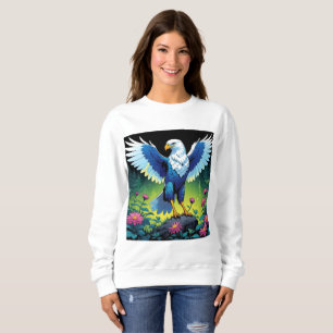Majestic Guardians of the Skies: The Bald Eagle’s Sweatshirt