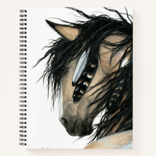 Majestic Horse by Bihrle 8.5 x 11" Spiral Notebook