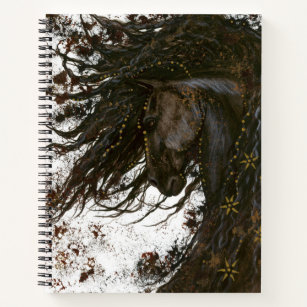Majestic Horse by Bihrle 8.5 x 11" Spiral Notebook