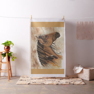 Majestic Horse by Bihrle  Fabric