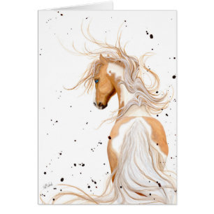Majestic Horse Palomino by BiHrLe Card