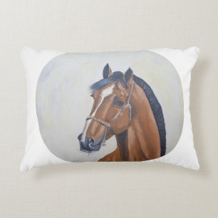 Majestic Horse Portrait T-Shirt Accent Pillow