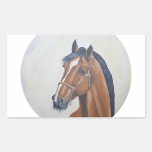 Majestic Horse Portrait T-Shirt Sticker
