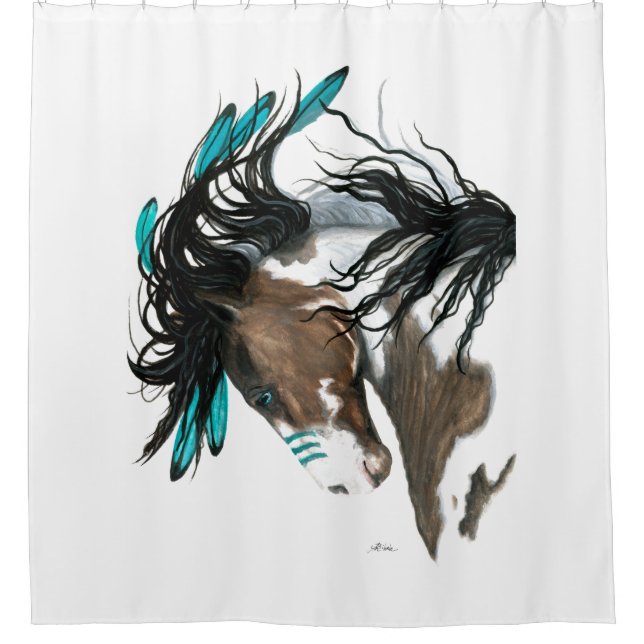 Majestic Horse Turquoise by Bihrle (Front)