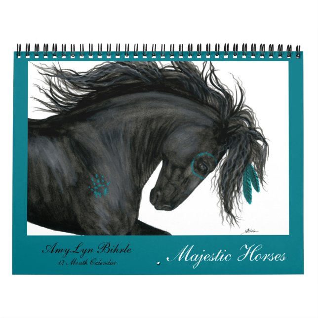 Majestic Horses Calendar by BiHrLe (Cover)