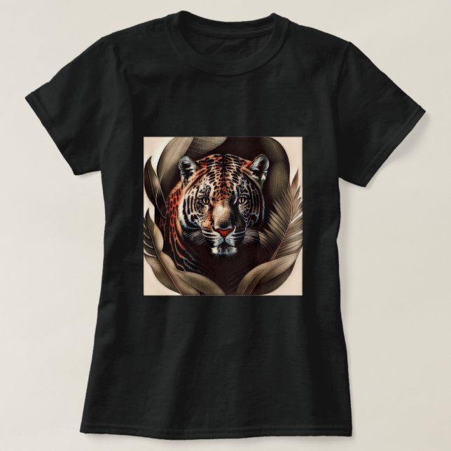 Majestic Jaguar - King Of The Jungle T-Shirt (Design Front)