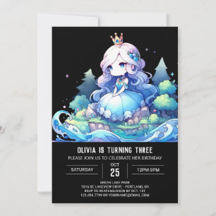 Majestic Kids Princess Birthday Invitation