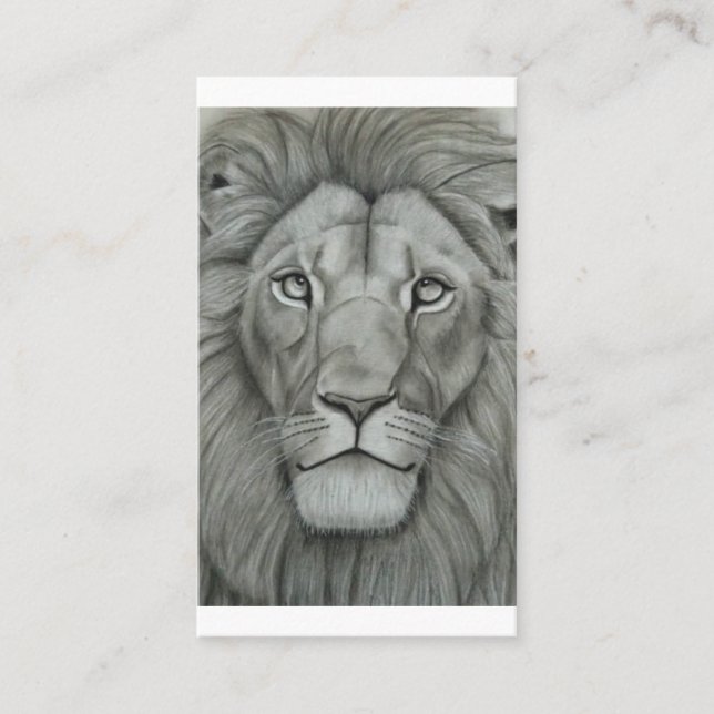 Majestic Lion Business Card (Front)