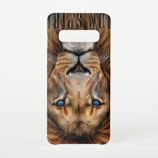 Majestic Lion Face with Blue Eyes | Wildlife Anima Samsung Galaxy Case