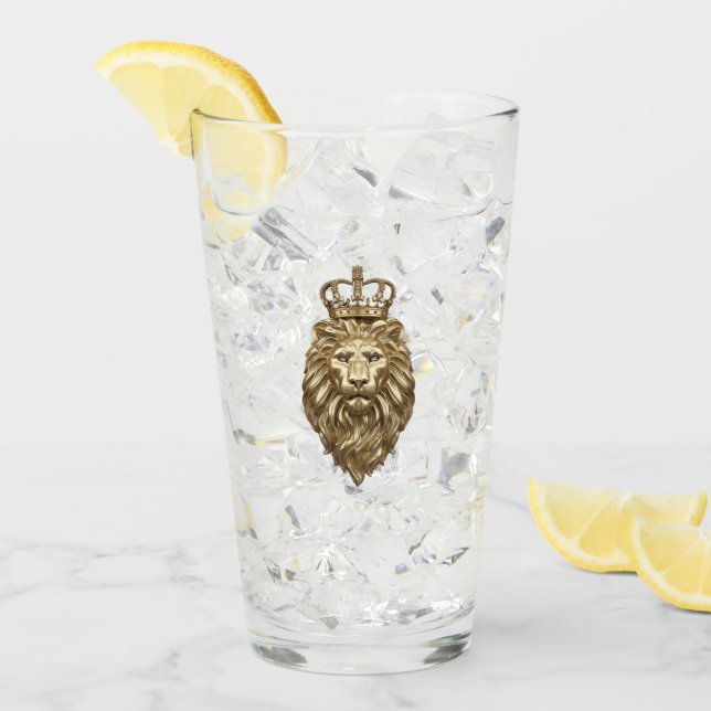 Majestic lion glass (Front Ice)