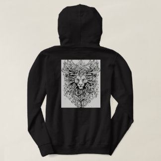 "Majestic Lion Hoodie: Command Respect Hoodie