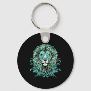Majestic Lion Mane Detailed Art - Lions Are The Be Keychain