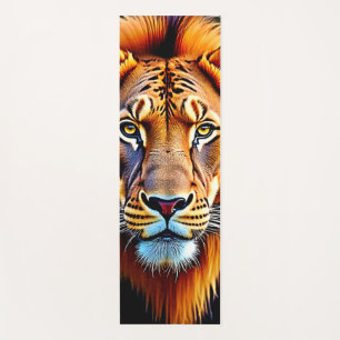 Majestic Lion: Soul of the Wild King Art Yoga Mat