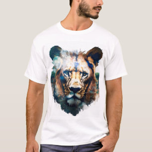 Majestic Lion T-Shirt Design - King of  the Jungle