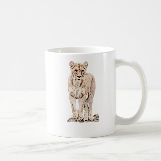 Majestic Lioness Coffee Mug (Right)