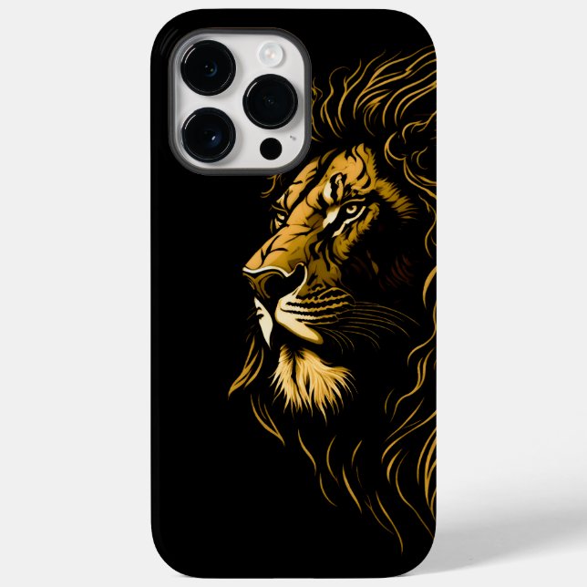 Majestic Lion's Face Case-Mate iPhone Case (Back)