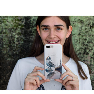 Majestic Loon on a Rock - personalized iPhone 11 Pro Case