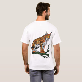 Majestic Lynx on Branch T-Shirt
