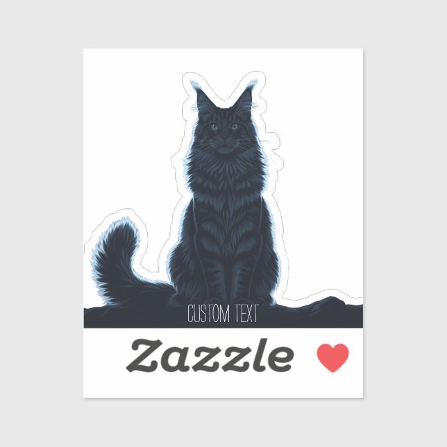 Majestic Maine Coon: Personalized Cat Laptop  (Sheet)