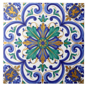 Majestic Majolica baroque Italian Tile