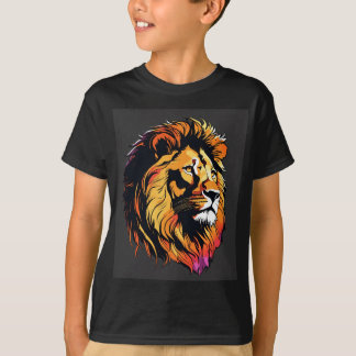 "Majestic Mane : Design exclusif de T-shirt tête d