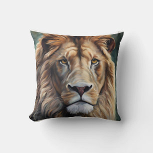Majestic Mane Throw Pillow