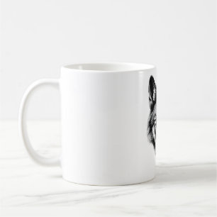 Majestic Maned Wolf Head Design Coffee Mug