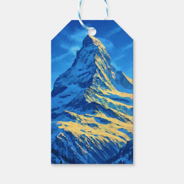 Majestic Matterhorn Gift Tags (Front)