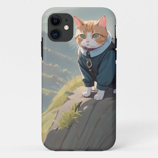 Majestic Meow-narchs Case-Mate iPhone Case (Back)