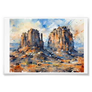 Majestic Mitten Buttes Arizona, Photo Print