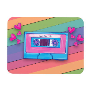 Majestic Mixtape Cute Colourful Music Retro Art Magnet