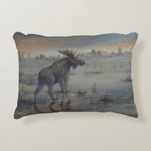 Majestic Moose Accent Pillow