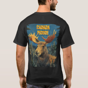 Majestic Moose Canada Souvenir T-Shirt