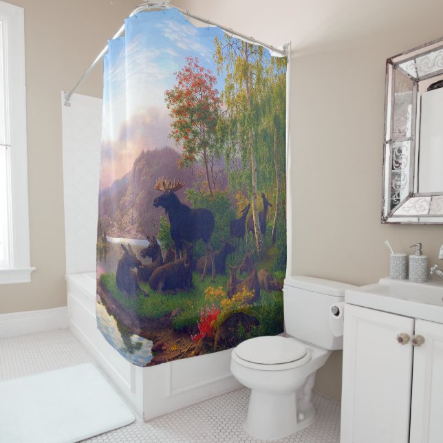 Majestic Moose in a Swedish Autumn Landscape (In Situ)