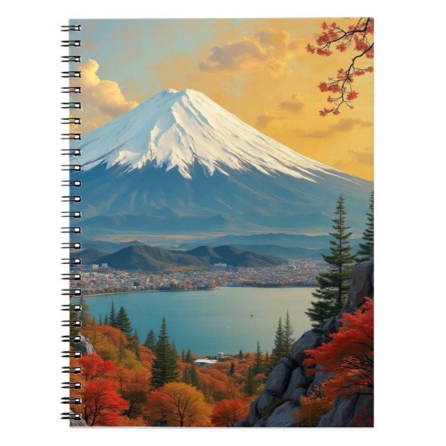 Majestic Mount Fuji Notebook (Front)