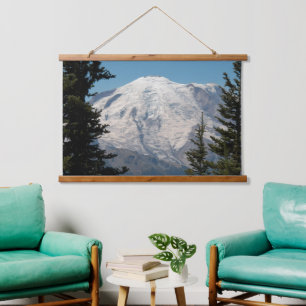 Majestic Mount Rainier Scenery Landscape Hanging Tapestry