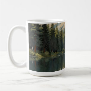 Majestic Mountain Lake Reflection Coffee Mug