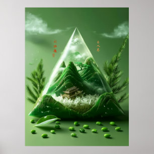 Majestic Mountain Landscape Poster