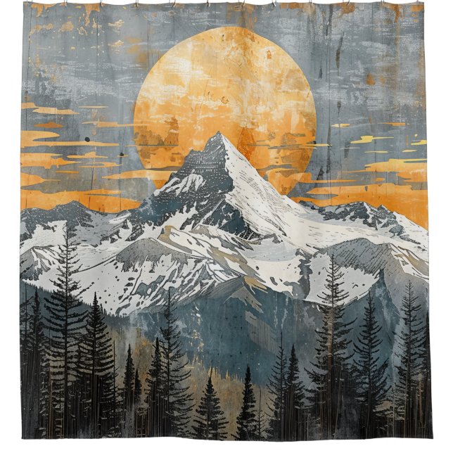 Majestic Mountain Landscape - Rustic Nature (Front)